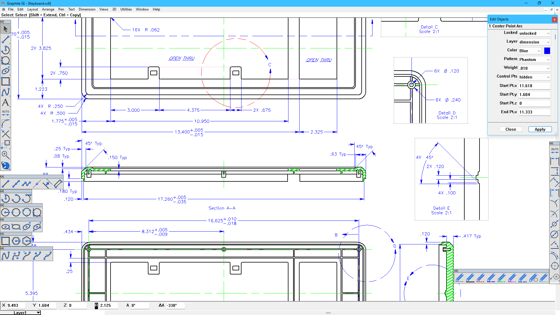 Graphite v13 Main Window on Windows